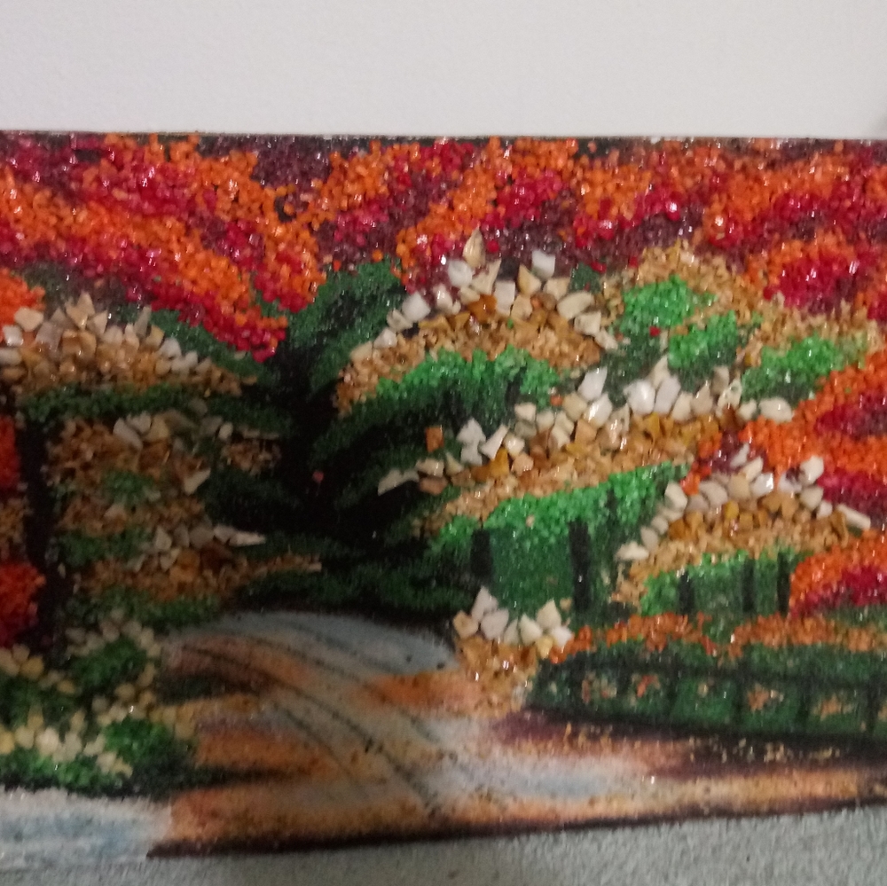 Gem Wall Art Picture 12x8" Fall